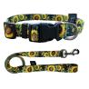 Buy cheap Adjustable Flower Design Dog Puppy Collar And Lead Leash Set In 2 Colours from wholesalers