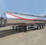 CIMC 50CBM Tri Axle Stainless Steel Tanker Trailer