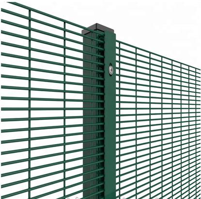 Buy cheap Hot Dipped Galvanized 358 Welded Mesh Security Fence Anti Corrosion 2.4m High from wholesalers