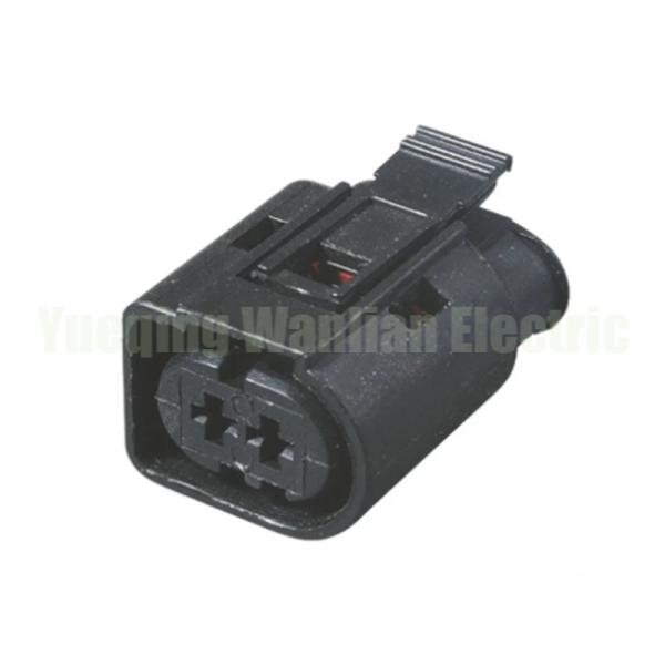 1-967412-2 0-965695-1 Black 2 Pin Automotive Connector Female Housing Adapte 3.5