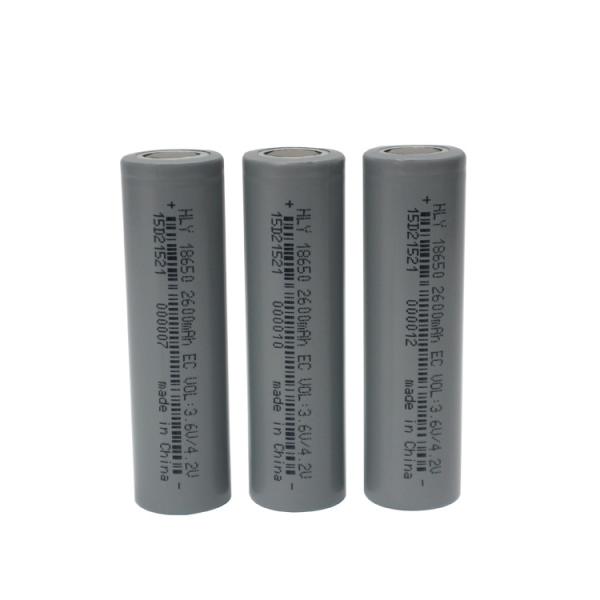 Buy cheap BIS 3.6 Volt Lithium Ion 2600mah 18650 Battery Cell High Rate from wholesalers