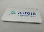 Aurora Expeditions Aluminum Metal Luggage Tag Personalized With Silk Screen