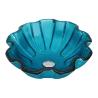 Buy cheap Round Tempered Glass Basin Bowl Green Bathroom 150mm Countertop Flower Shape from wholesalers