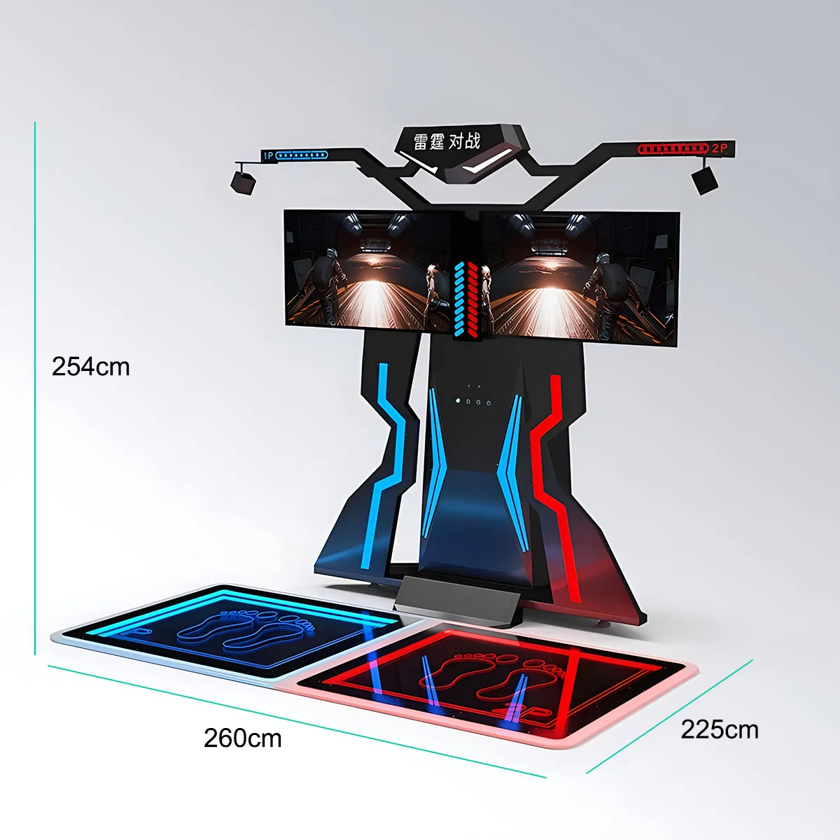 Easy Operate VR Shooting Game Machine for Entertainment Place Suitable For Development VR System