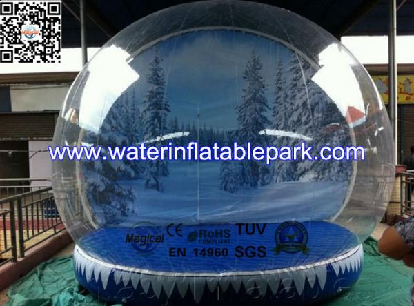 Quality Advertising Large Inflatable Bubble Tent Outdoor with 2 Tunnels for sale