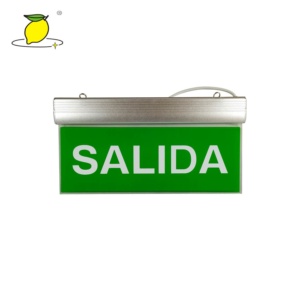 led exit sign emergency light rechargeable led light price
