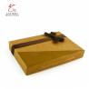 Buy cheap 45mm Height Kraft Paper Chocolate Packaging Paper Box With Brown Ribbon from wholesalers