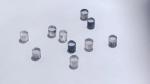 Dia 2.5 X 3mm Colorless CVD Diamond Cylinder Optical Grade Top And Bottom