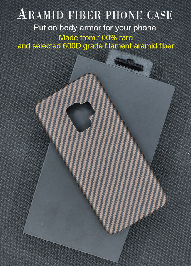 Anti Slip Real Samsung S9 Aramid Fiber Samsung Case