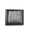 Buy cheap Authentic Alligator Leather Men's Short Bifold Wallet Card Holders Genuine Crocodile Belly Skin Male Small Clutch Purse from wholesalers