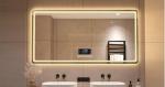 Buy cheap High Durability Make Up Mirrors Light Touch Mirror For Bathroom Irregular Decorative from wholesalers