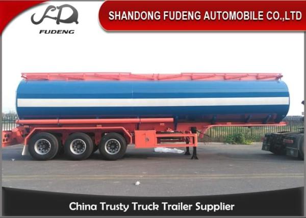 Buy cheap Transport Diesel Petrol Oil Tri Axle Semi Trailer 11600mm * 2500mm * 3900mm from wholesalers