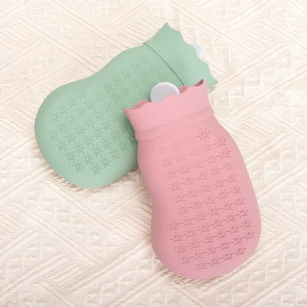 Buy cheap 500ML Leakproof Rubber Hot Water Bottle With Soft Cover For Menstrual Bed Warming from wholesalers