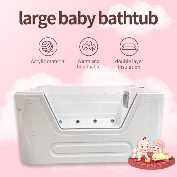 Buy cheap Computer Control Large Baby Bath Tub Rectangular Freestanding Massage Bathtub from wholesalers