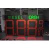 Buy cheap 60inch LED Gas Station Digit Sign Cash Credit 8 Level Auto-Dimming By Sensor from wholesalers