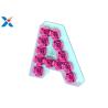 Buy cheap Luxury Rose Gift Acrylic Flower Box A Letter Flower Box With Lid Non - Toxic from wholesalers