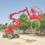 14m 18m 20m Articulating Electric Boom Lifts with Auto Hydraulic Transmission