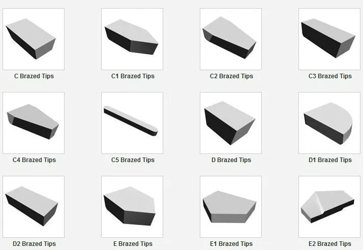 Tungsten Carbide Welding Blades Making Turning Tools ,The Grooving Of Rolls