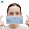 Buy cheap CE ISO13485 Certified Disposable Nonwoven Blue 3 Ply Face Mask For Adult Protection from wholesalers