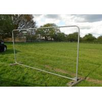 Buy cheap 2000mm High Pre Galvanised Heras Mobile Fencing Square Top Heavy Duty product