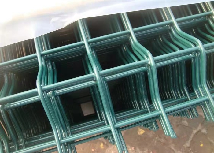 PVC Coated Welded Wire Mesh Panel Long Hole 2.0 - 4.0mm Wire Gauge