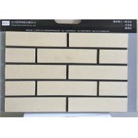 Buy cheap Yellow Culture Thin Brick Veneer Tiles For Walls Strong Acid / Alkali Resistance product