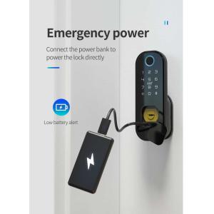 Buy cheap Smartlife Tuya Biometric Fingerprint Lock Aluminum Smartlife Door Lock from wholesalers