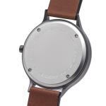 Minimalist Brown Leather Band Watch , Mens Designer Watches Brown Leather Strap