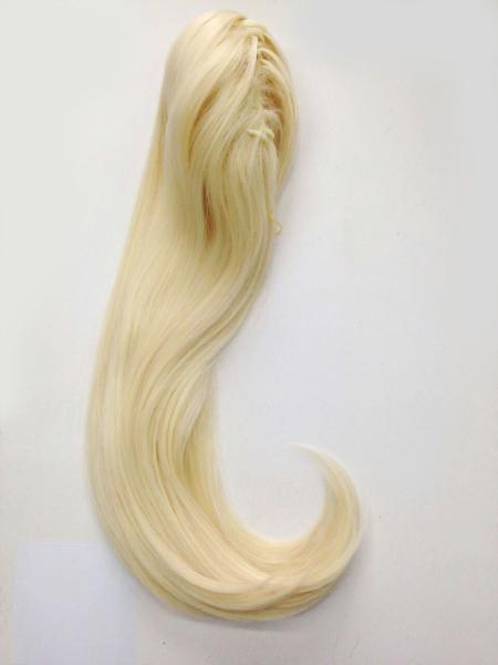 Buy cheap Silky Straight Synthetic Hair Pieces For Ponytail Platinum Blond from wholesalers