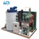 Fresh Water 1-20 Ton Flake Ice Maker Strong Production Capacity R404A Freezing