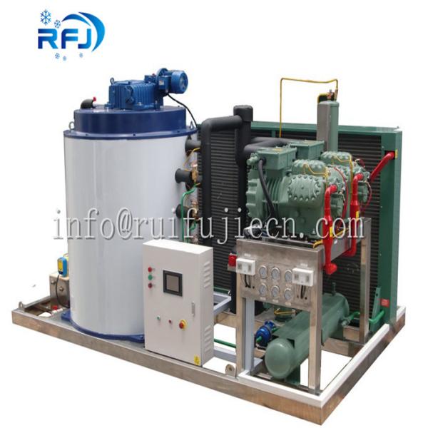 Fresh Water 1-20 Ton Flake Ice Maker Strong Production Capacity R404A Freezing