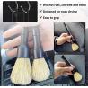 Buy cheap 2pcs Nature Pig Hair Car Detailing Brush For Car Air Conditioner Panel Surface from wholesalers