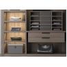 Buy cheap Corner Bedroom Wardrobe Closets With Sensor Led Metal Shelves from wholesalers