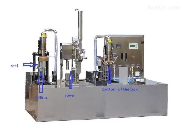 Buy cheap Semi Automatic Gable Top Aseptic Carton Filling Machine Juice Packing 1L Carton from wholesalers
