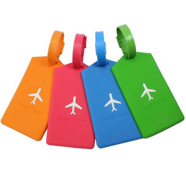 Quality Wholesale Cheap Bulk Custom Made Rubber PVC Luggage Tags for sale
