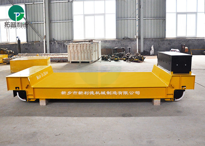 Material handling equipment 15 ton transfer cart battery powered applied in outdoor working site