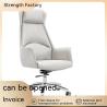 Buy cheap Adjustable Height Leather Swivel Chair for Office Administrative Negotiation and Boss from wholesalers