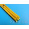 Buy cheap H Class 2.5KV Yellow Silicone Fiberglass Sleeving Flexibility Flame Retarding Properties from wholesalers