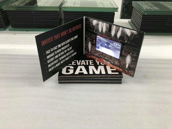 Buy cheap HD 5 Inch Printed Video Cards Folded Paper Product For Presentation from wholesalers