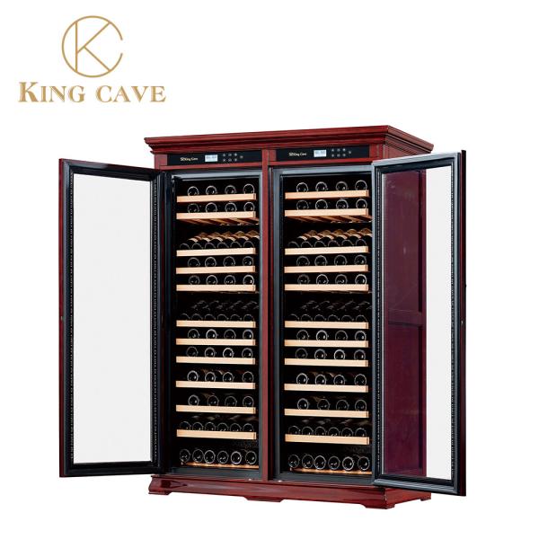 King Cave Red Wood Wine Cooler for High-End Wine Cabinets Cigar Cabinets and CBD