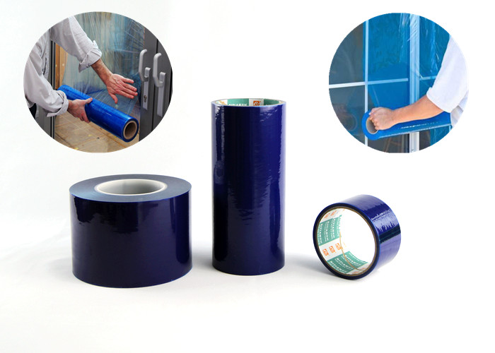 Solvent Based Acrylic Self Adhesive Window protective Film , Glass Surface Protection Film