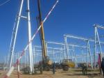500KV Anti Rust Steel Framework Substation Structure With Hot Dip Galvanized