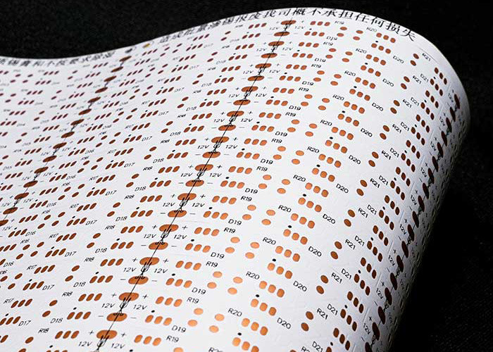 12V Double Sided Flexible PCB Board For LED With OSP Antioxidant