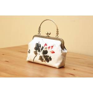 Wholesale Original coin purse with clasp "Edgar Koolcat, Sphynx cat". Illustration, design, textile printing and sewing by Andi Le from china suppliers