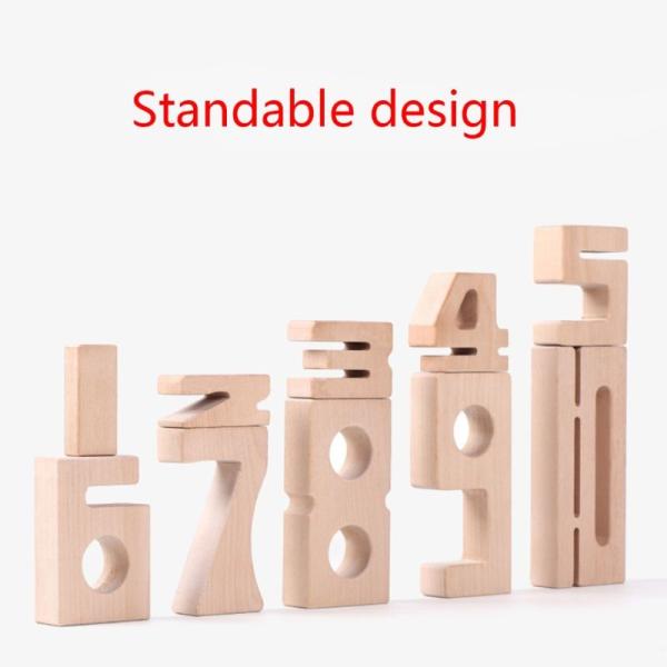 Buy cheap Balance Jenga Wooden Number Blocks Toys 16cm Jumbo Wooden Building Blocks from wholesalers