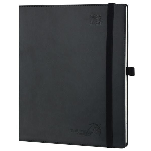 Buy cheap 2024 Large Academic Weekly Year Planner 100GSM Ivory Paper Black Color from wholesalers