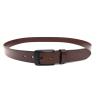 Buy cheap Wear Resistance Mens Leather Dress Belt With Black Alloy Buckle 35mm from wholesalers