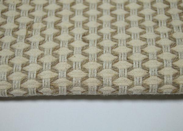 Buy cheap Blended Linen Jacquard Fabric / Thick Cotton Fabric Skin - Friendly For Clothing from wholesalers