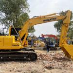 Used Komatsu PC120 Crawler Backhoe Excavators 12Ton Construction Large Machinery