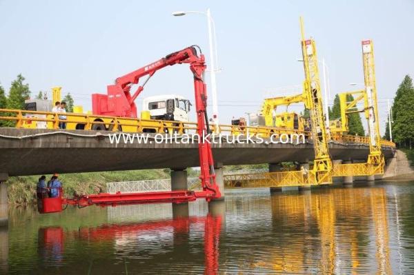 6x4 18M Dongfeng Truck Mounted Access Platform / Bridge Inspection Tools